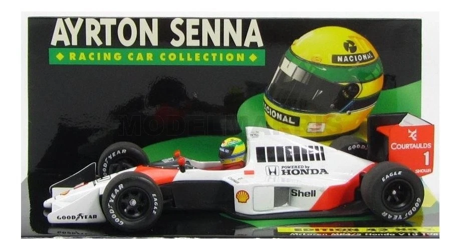 Minichamps Asc430002 McLaren - F1 Mp4/5 Honda V10 N 1 Season 1989 Ayrton Senna 1 - Image 3 of 4
