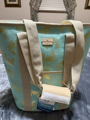 New Natural Elements Insulated Backpack Cooler in Ocean Crab Print