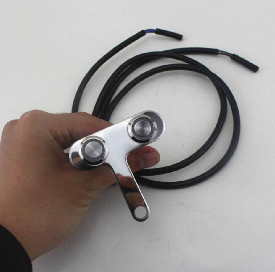 1 шт., для мотоцикла скутера, фары, вкл./выкл., двойные кнопки, ручной переключатель блокировки возврата - Изображение 3 из 4