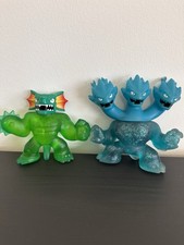 Heroes of Goo Jit zu Ultra Rare Hydra + Reptaur The Lizard Action Figures