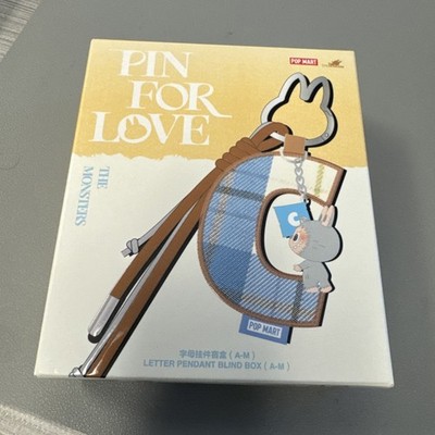 THE MONSTERS Labubu Pin for Love Series- Letter Pendant I i new in box US SELLER