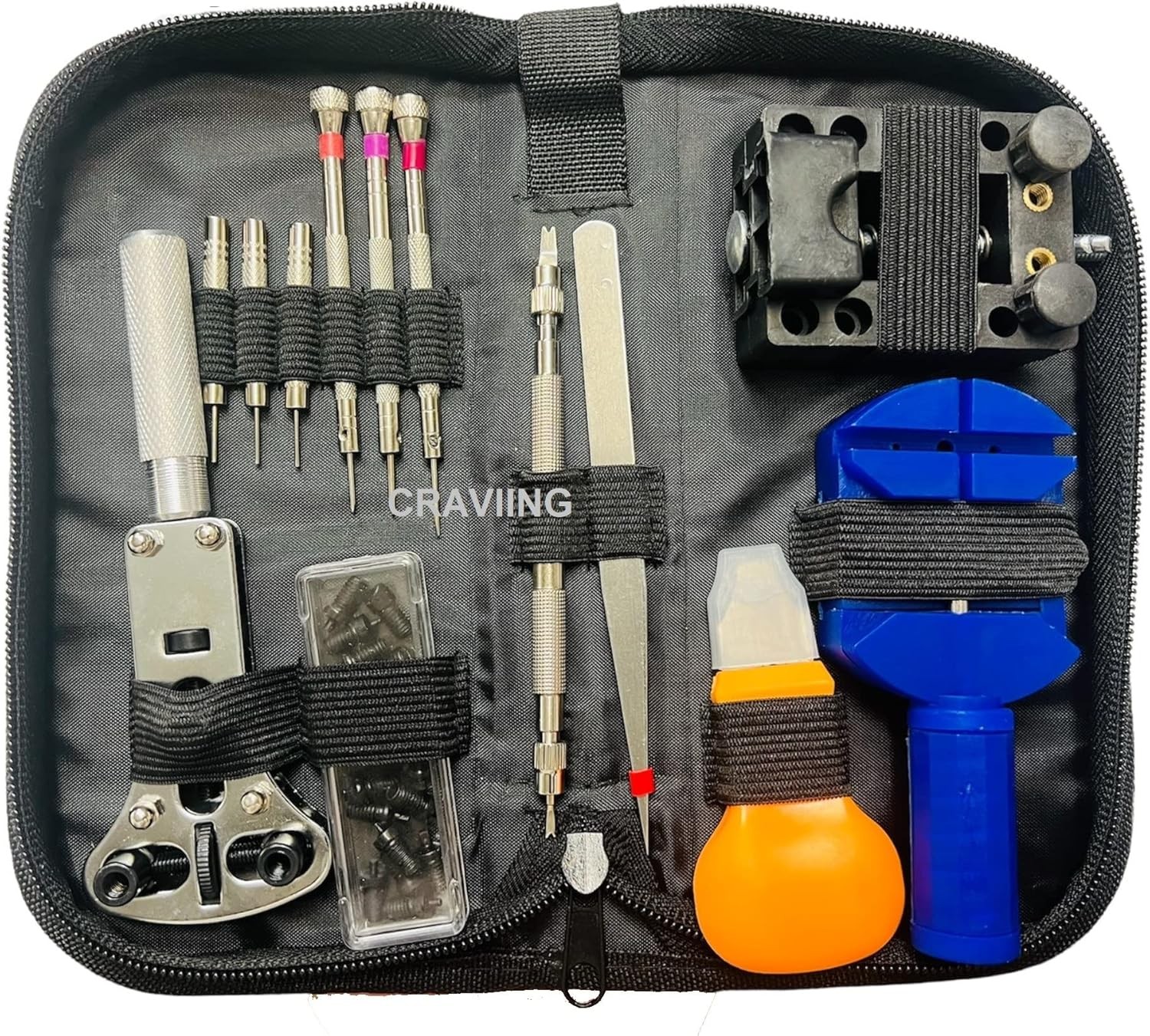 Watch Repair Kit, Spring Bar Tool Set, Battery Changing Tool Kit, Watch Band Li