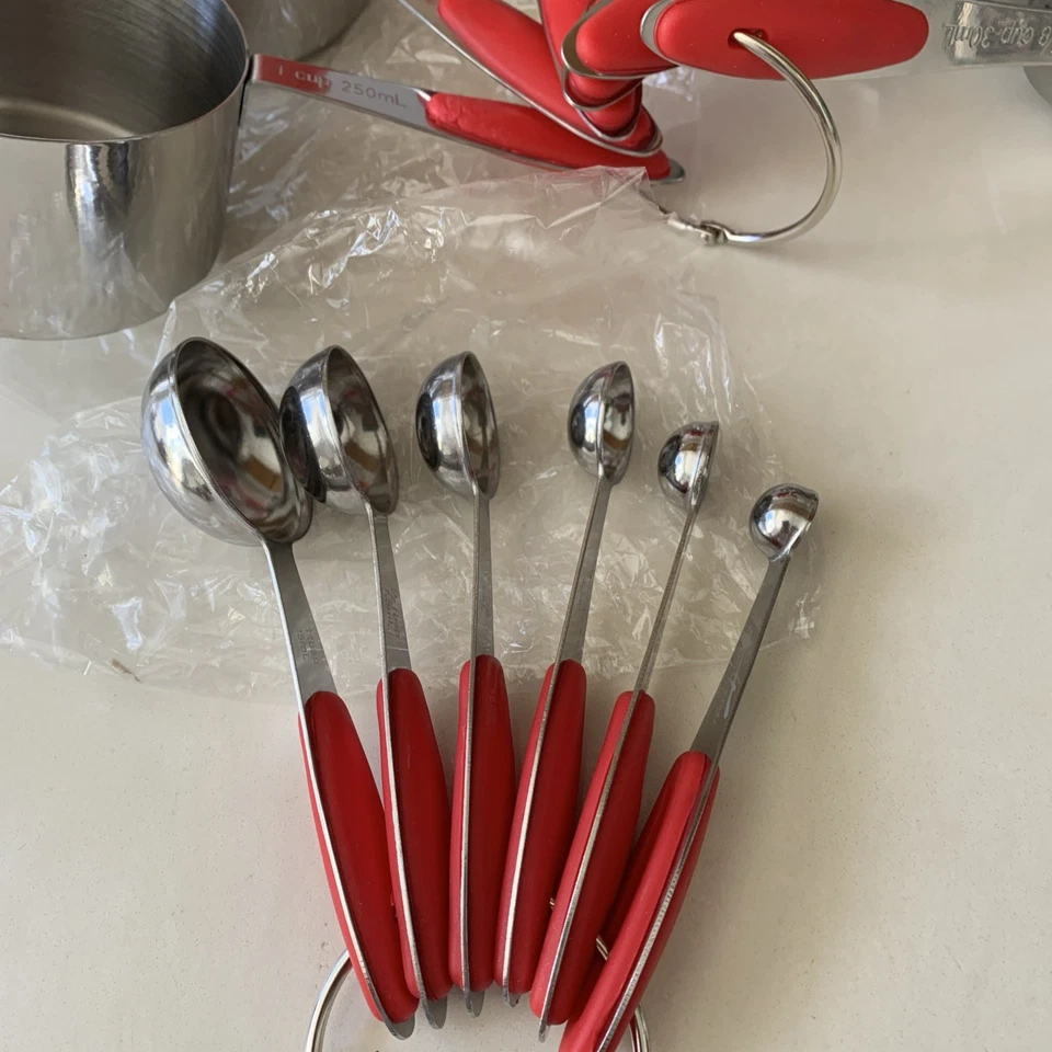 Mrs Fields Stainless Steel Measuring Cup and Spoon Set For Cooking And Baking - Image 4 of 4