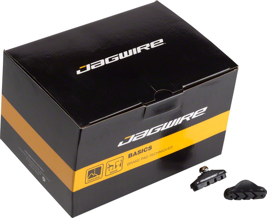 Jagwire Basics Road Molded Brake Pads Threaded Box of 50 Pairs 33590₽