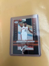 2003-04 LeBron James Rookie Exclusive Card. rookie card picture