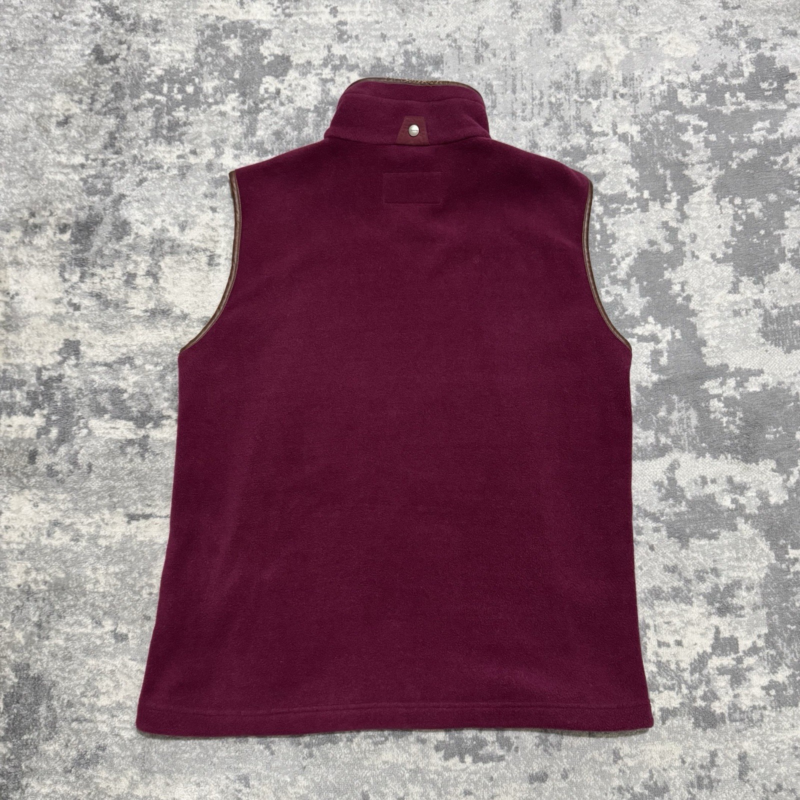 SCHOFFEL Gilet Men's Size 42 Oakham Fleece Burgundy Polartec Vest Country image 4