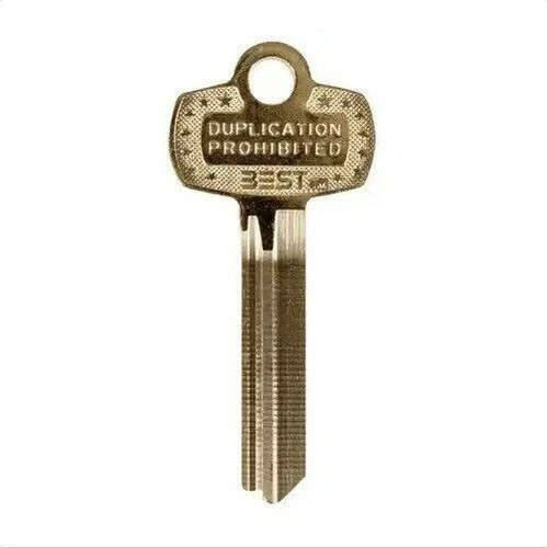 BEST 1A1F1KS473KS800  (144PK) 6/7P Keyblank, "F" Kwy, "Duplication Prohibited" video thumbnail