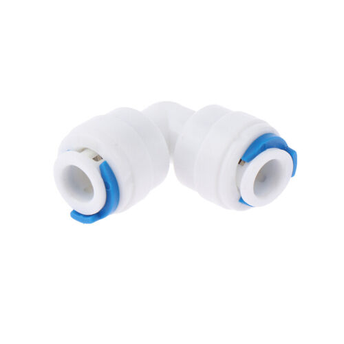 1Pc Fit 1/4" 6.5mm OD Tube PE Pipe 90 Degree Elbow POM Quick Fitting Connector - Bild 1 von 10