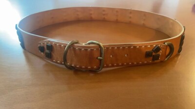 Ermanno Scervino Ledergürtel mit Steinen belt