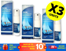 Tefin Terbinafine HCI Spray Fungal Treatment 10mg/g 15ml X 3