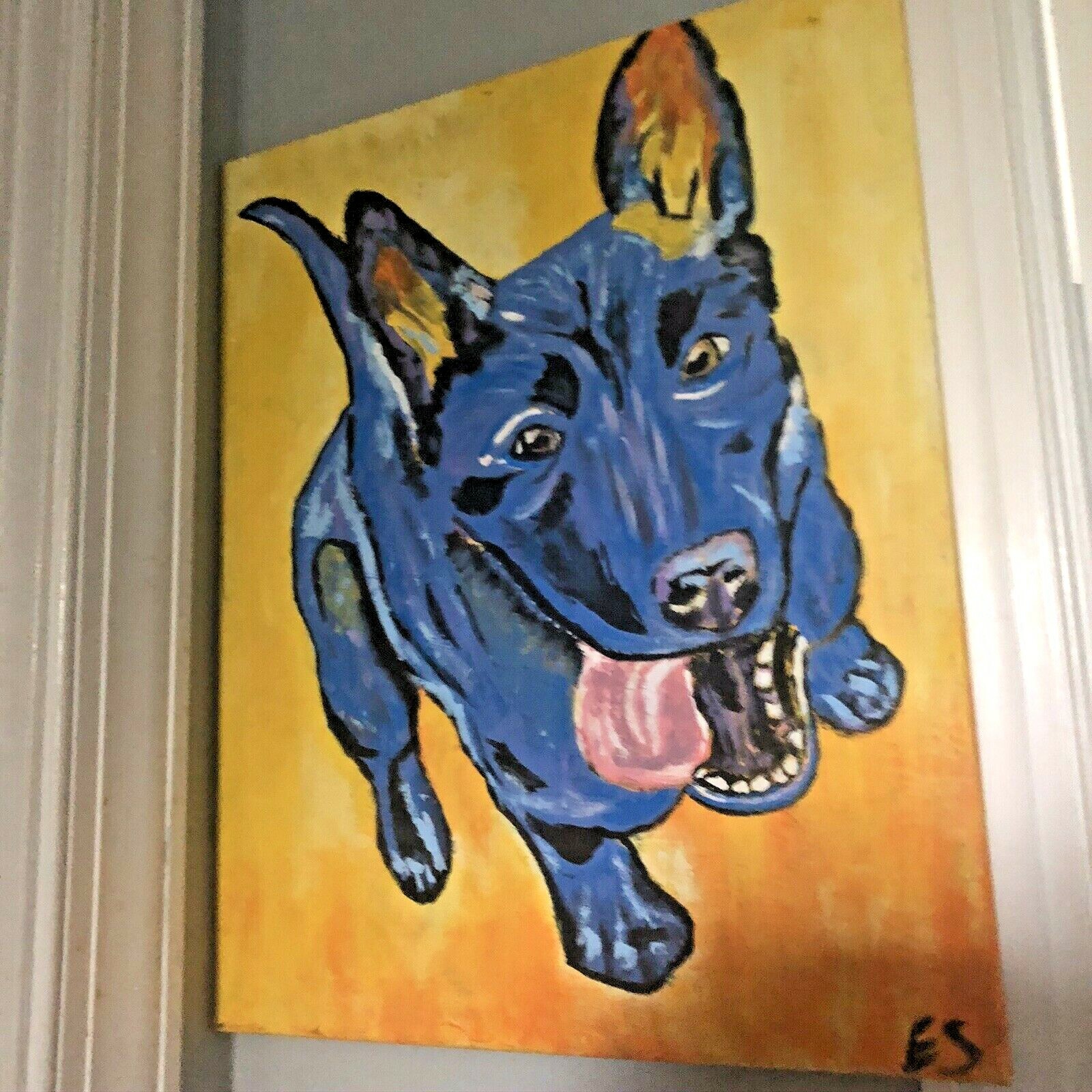 How Much Is An Original Blue Dog Painting