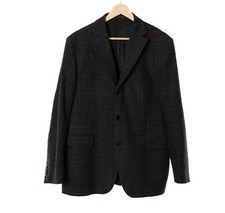 TAGLIATORE men's grey 100 virgin wool sport coat size 54/7 R 12855