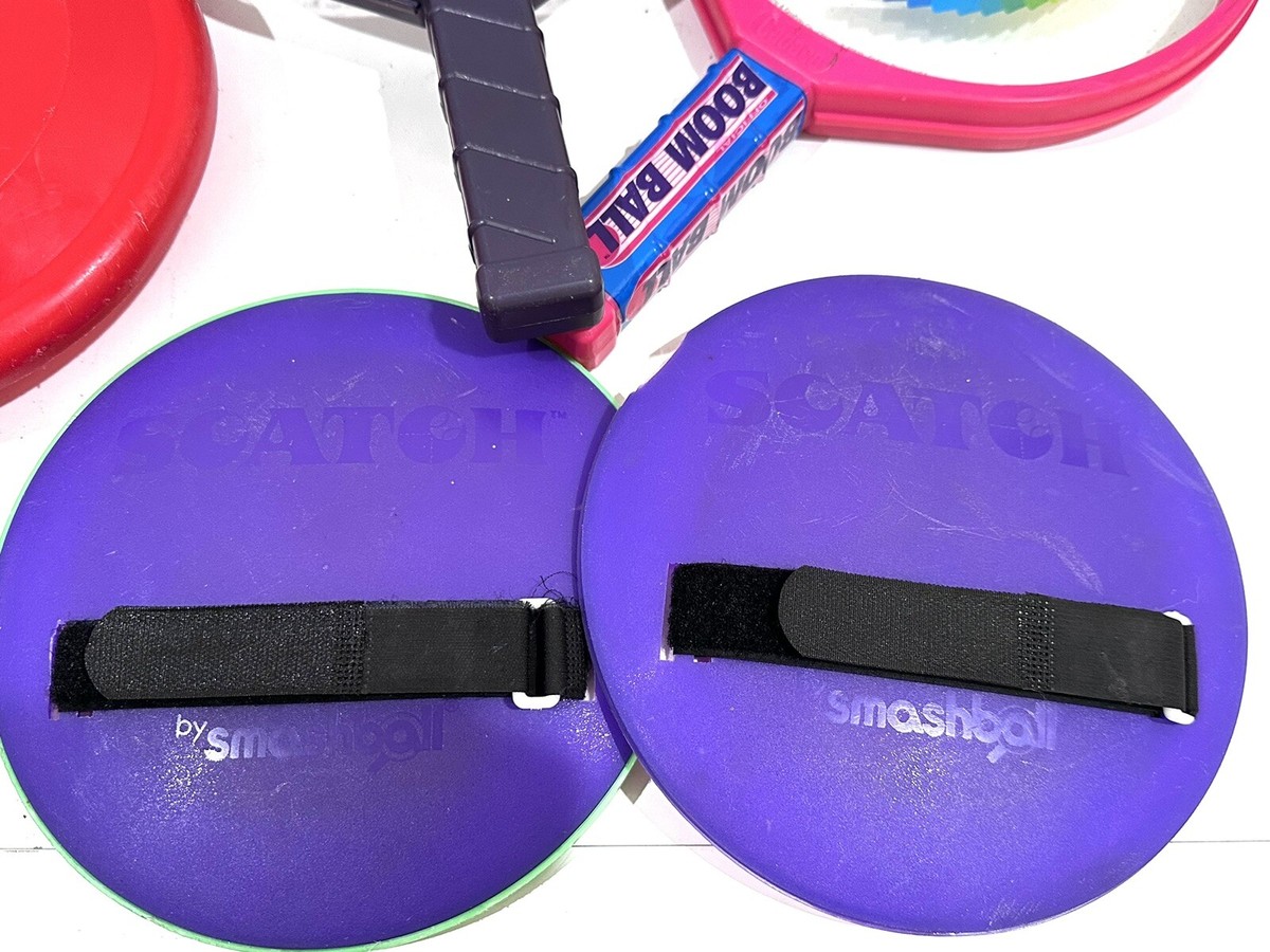 Vintage 1990s Lot Outdoor Sports Koosh Paddles Boom Ball