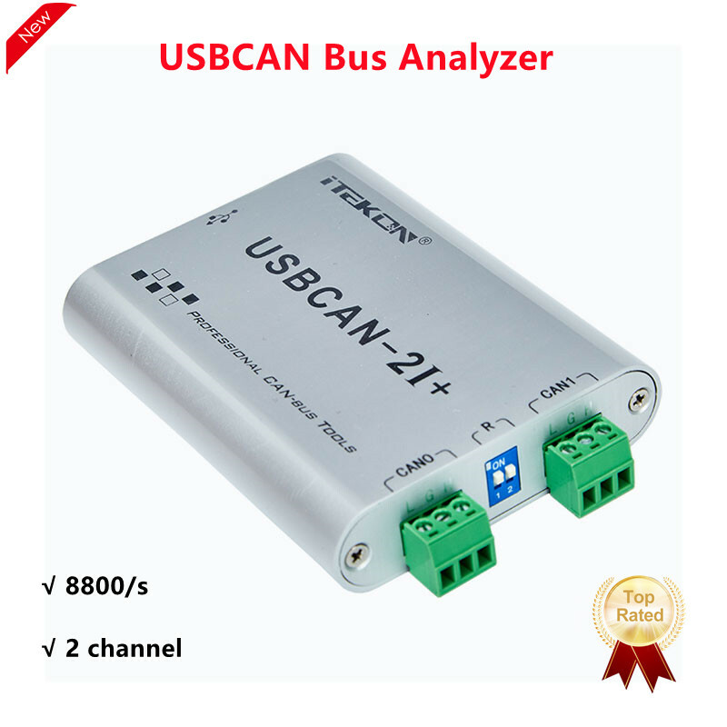 USBCAN Bus Analyzer Usbcan-2I+ Analyzer CAN Card Support Android