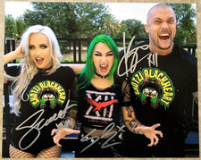 Scarlett Bordeaux / Karrion Kross / Shotzi SIGNED photo autograph 8x10 WWE
