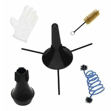 Adore Pro Trumpet Cleaning Kit - Stand, Mute, Valve Brush, Flexible Brush, Glove