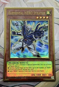 Elemental HERO Stratos MAGO-EN004 Premium Gold Rare