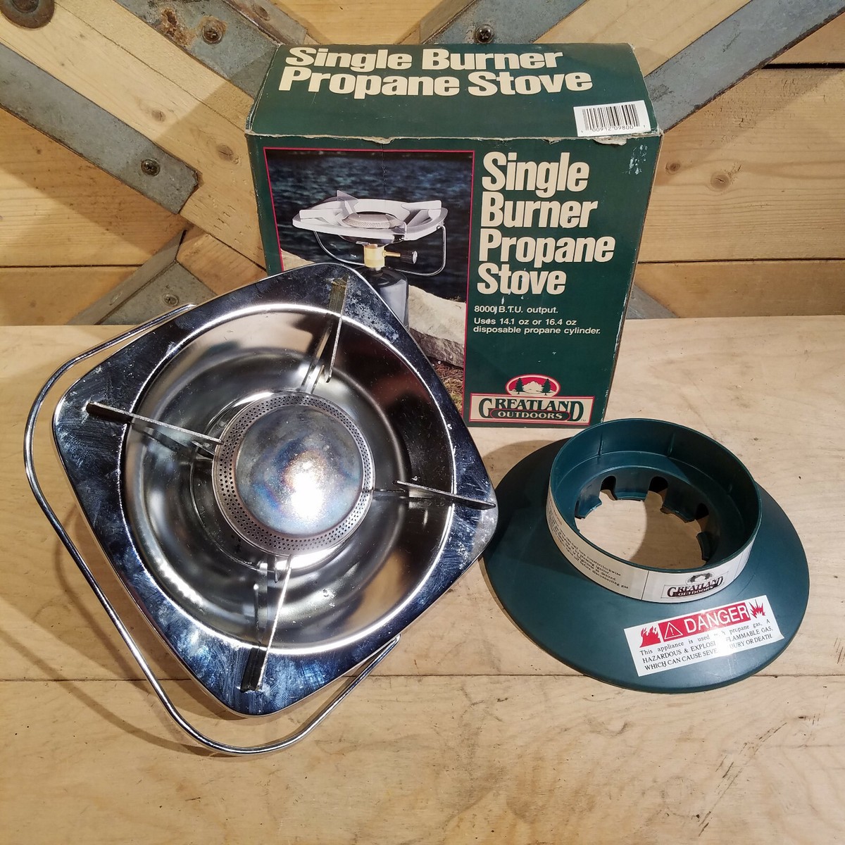 Greatland Single Burner Propane Camp Stove 8000 BTU 7