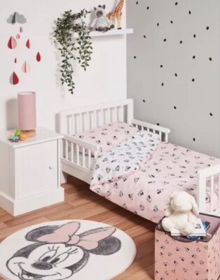 2 tlg BETTWÄSCHE SET BABYBETT für KINDERBETT 120x150cm KISSENBEZUG + BETTBEZUG Kinderzimmer