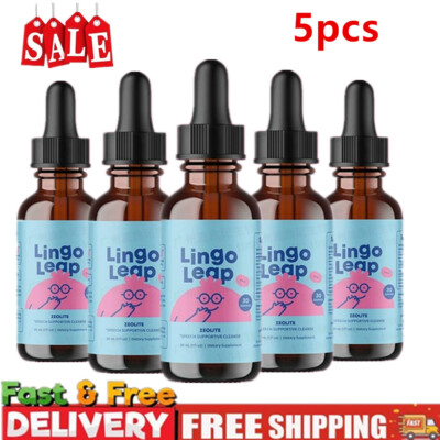 1-5X Lingo Leap Children's Drops - Zeolite Detox for Speech Delays Therapy -30ml