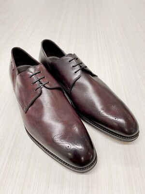 HUGO BOSS WHOLE CUT LEATHER DERBY SHOES SIZE 11 US / 10 UK MADE IN ITALY *SALE*