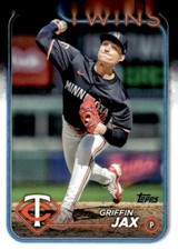 2024 Topps Update #US43 Griffin Jax Minnesota Twins