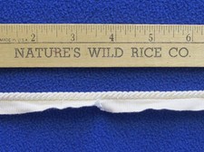 Twisted Cord Trim Solid White Color 203" Long Sewing Crafts Used