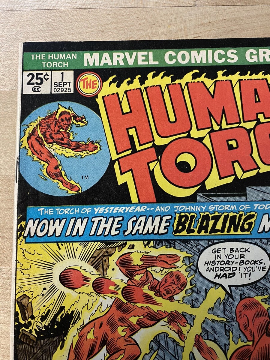 アメコミ Human torch #1 ファンタスティックフォー FF リーフ s-l1200.jpg