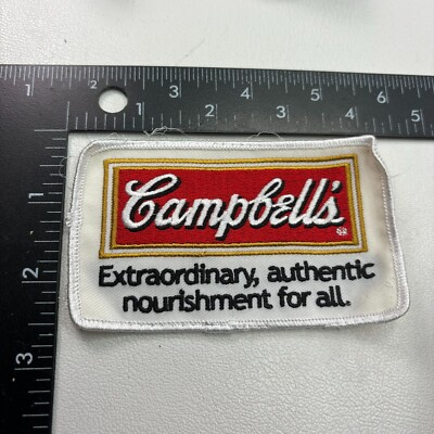 #ad #ad USED CAMPBELL#x27;S soup EXTRAORIDNARY NOURISMENT Advertising Uniform Patch 39TW $9.31