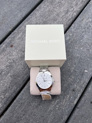 Michael KORS Slim Runway Silver-Tone Watch unisex | eBay display picture 1