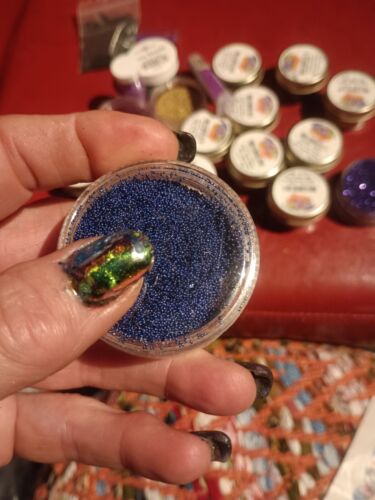 Art Glitter Small Glass Beads - Picture 1 of 20