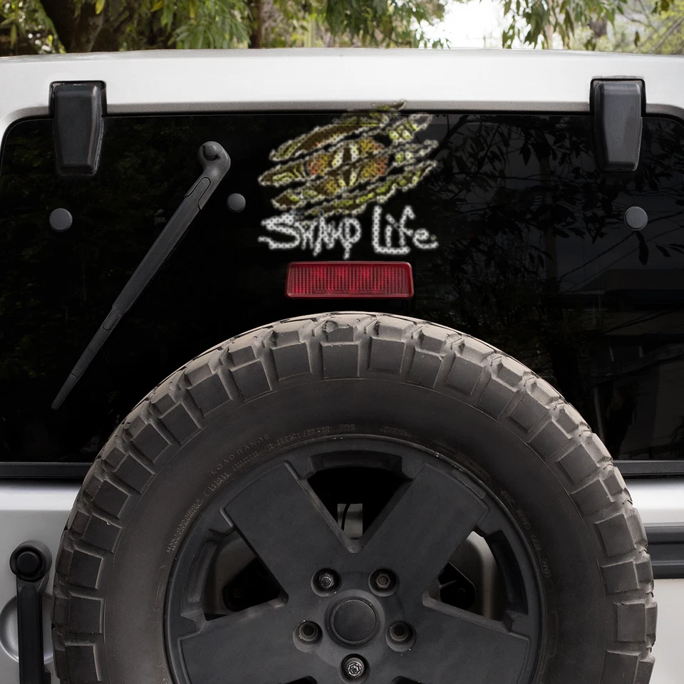 Swamp Life 3D Gator Eye Full Color Decal - Image 4 of 4