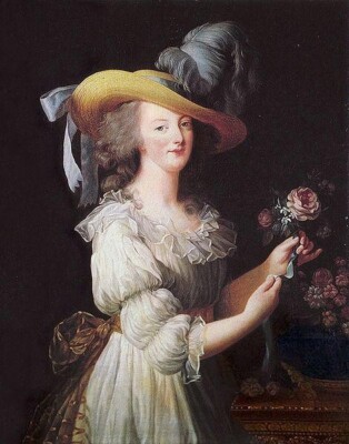 Dream-art Oil painting Louise-Elisabeth-Vigee-Le-Brun-Marie-Antoinette-in-a-Musl