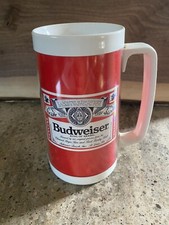 Vintage Budweiser Plastic Beer Mug Cup 16oz Made in USA