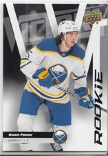 2023 Upper Deck National Hockey Card Day Victory Black Rookie #V-8 Owen Power RC