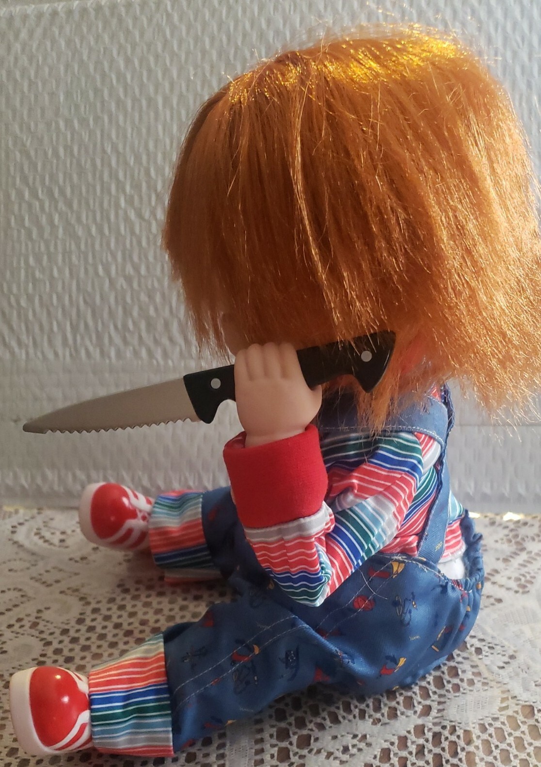 Talking Animated Chucky Doll Spirit Halloween Animatronic eBay