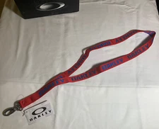 New OAKLEY STANDARD LANYARD - Red Line Blue - square O sunglasses