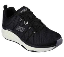 Cushion Skechers Black Shoes Men Memory Foam Relaxed Fitness D'lux Walker 232361