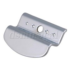 Silver Zinc Alloy Banjo Tailpiece for 4 String Banjo Guitar