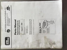Von Ruden Motors and Gear Boxes  Parts Manual 