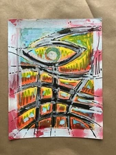 Geometric Abstract Modern Graffiti Painting Street Art Expressionism Cubism