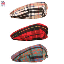 Flat Cap Clan Coloured Flat Cap Check Flat Cap