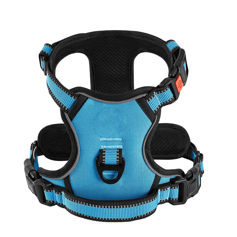 Dog Harness No-Pull Pet Harness Adjustable Outdoor Pet Vest reflection