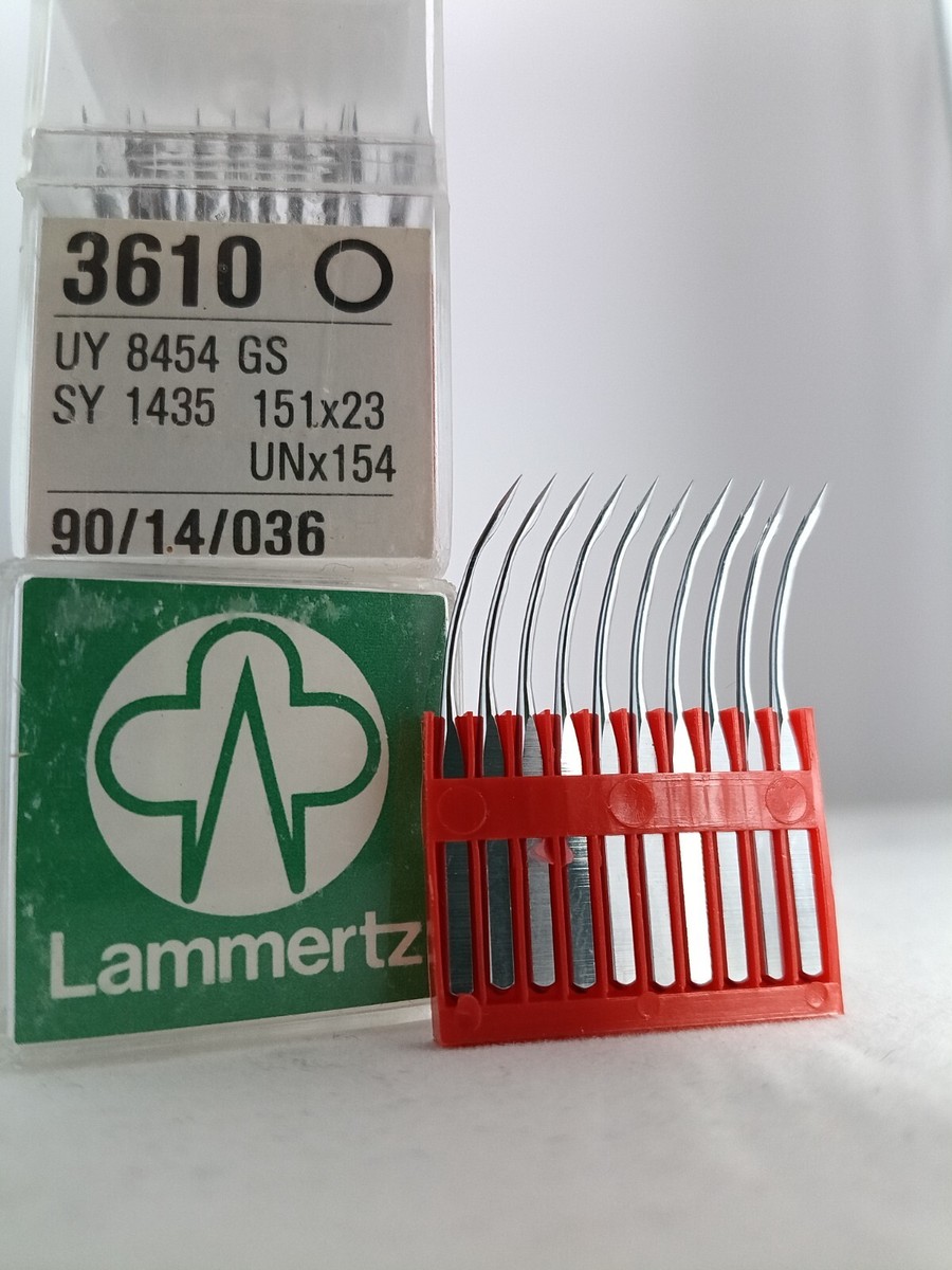 151x23 UY 8454 GS UNx154 Overlocking Curved Sewing machine needles