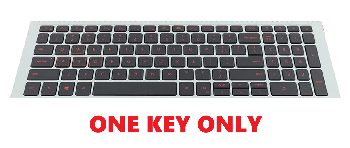 Dell G15 5510 5511 5515 Laptop US Keyboard One Key Cap + Hinge