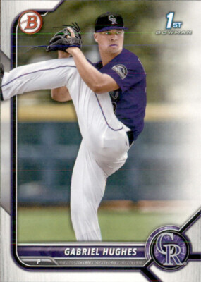 2022 BOWMAN DRAFT 1ST COLORADO ROCKIES - GABRIEL HUGHES #BD-151