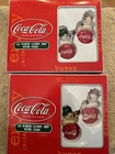 CUTE VINTAGE COCA COLA COKE 10 PIECE CORDED Christmas Lights POLAR BEAR 2 Sets-M