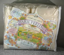 Biddeford Mills Blanket Warm Feelings Cream, Queen Wool Blend USA 90x90