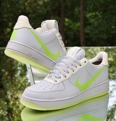 nike air force 1 low wolf grey ghost green