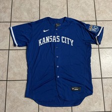 Kansas City Royals Nike Authentic Alternate Jersey Mens Size 52